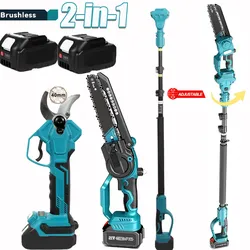 Makita – ciseaux électriques à poteau télescopique sans fil, tronçonneuse à branches hautes, outil d'élagage de jardin pour batterie 21V