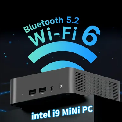 Mini-PC Windows 11 Pro Intel Core i9 8950HK 16 GB DDR4 1 TB SSD PC-Gamer-Computer Dual WIFI 6 BT5.2 4K HD Mini-Gaming-PC Desktop