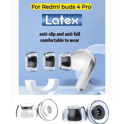 Latex H370 Ohrstöpsel für Redmi Buds 5 Pro Schutzhülle Antiallergische Ohrstöpsel für Redmi Buds 4 Pro Vermeiden Sie fallende Ohrhörer-Aufbewahrung Image