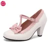 Rockabilly-Schuhe für Damen, T-Riemen, Mary Jane-Block-High-Heel, geschlossene Zehenpumps, 1950er-Jahre, 1920er-Jahre, viktorianische, süße Damenschuhe für formelle Kleidung
