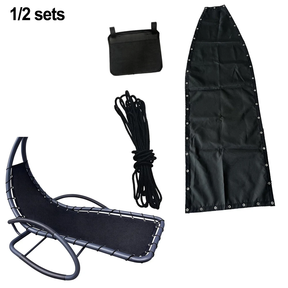 1/2 stücke Liege Tuch Sitz Tuch Ersatz Stuhl Liege Ersatz Für Sonnenliege Terrasse Liege Hängen Schaukel Stuhl Image