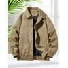 Wildleder Leder Jacke Männer Frühling Herbst Turndown Kragen Casual Jacke Männer Streetwear Plus Größe M-8XL für Große und Große männer Mäntel