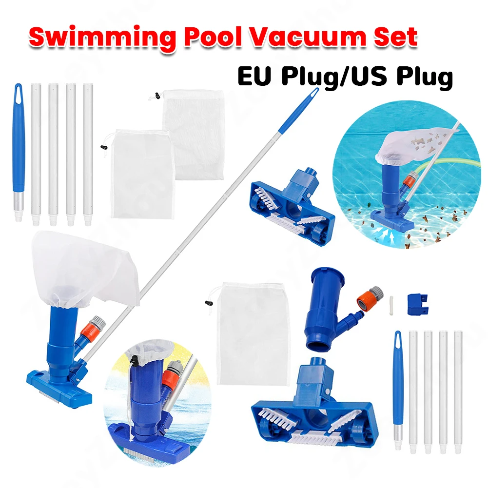 Professionelle Pool-Reinigungsbürste mit Griff, Desinfektion, Saugkopfreiniger, tragbarer Teichbrunnen, Staubsauger für Schwimmbäder Image