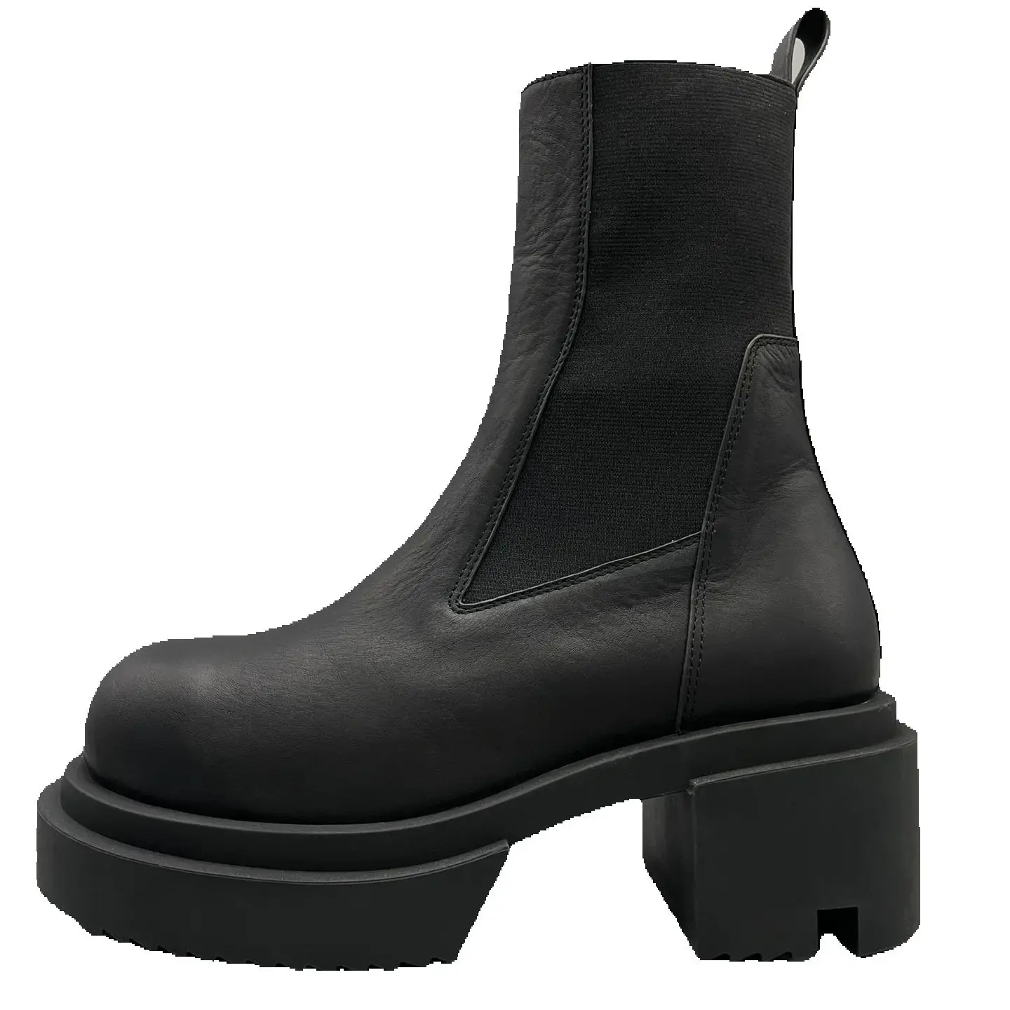 Männer Chelsea Stiefel Plattform High Top Mann Gothic Sneakers Heels Leder Vintage Trendy Designer Schuhe