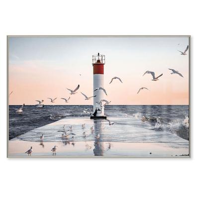 La Casa »Lighthouse« Glasbild 120x80 cm Image