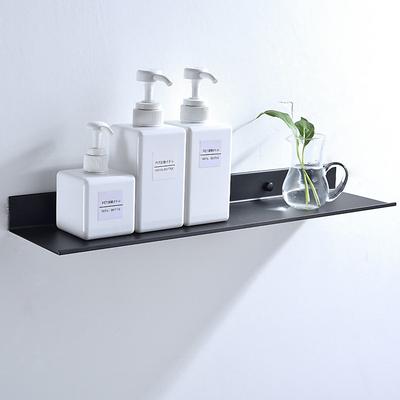 Shower Caddy Bathroom Storage Bracket,Space Aluminum Black Bathroom Shelves Kitchen Wall Shelf Shower Storage Rack 30-50cm