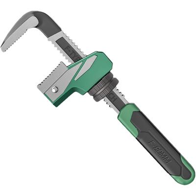 Adjustable Wrench, F-Type Pipe Wrench, Multi-Functional Plumbing Wrench, Heavy Duty Pipe Wrenches for Special-Shaped Valve Removal and Round Pipes