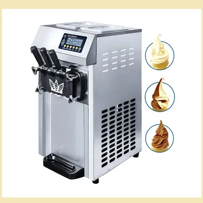 Desktop Frozen Yogurt Machine Commercial Ice Cream Chicken Rolls Making Machine