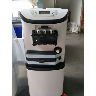 ice cream machine 3 flavor soft ice cream machine18L / stainless steel yogurt ice cream 410a / R22 CE