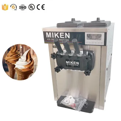Commercial Ice Cream Machine Desktop Ice Cream Maker Small Ice Cream Machine Automatic Cone Machine