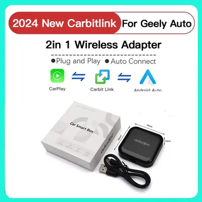 AUTOABC-Plug and Play Carbitlink Smartlink Phonelink Adapter to Wireless CarPlay Android AUTO dongle Box Jetour X70X70S X90 X95