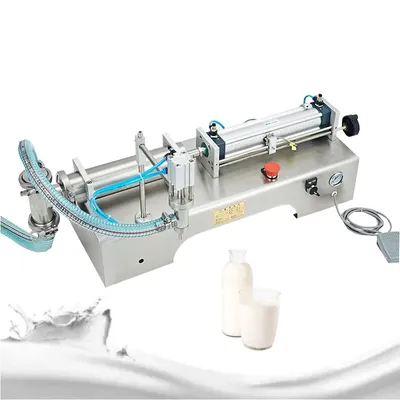 Horizontal Single-head Filling Machine Beer Beverage Liquid Filling Machine Automatic Quantitative Filling Machine