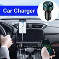Caricabatteria da auto USB C Adattatore di ricarica rapida a 2 porte Caricatore con display digitale intelligente con protezione da surriscaldamento per la guida a lunga distanza