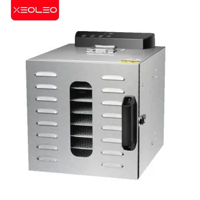 XEOLEO 8 layers Food dehydrator Fruit dryer Vegetable Drying Machine Dried meat dryer Food dehydration dryer stainless steel