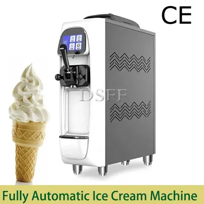 2025 New Commercial Soft Ice Cream Small Stainless Steel Frozen Yogurt Machine