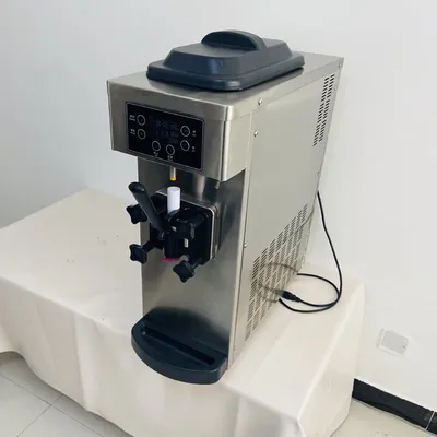 Intelligent sales Stainless Steel Soft Ice Cream Maker Machine Single Head Ice Cream Machine Fully Automatic Sweet Cone Vending