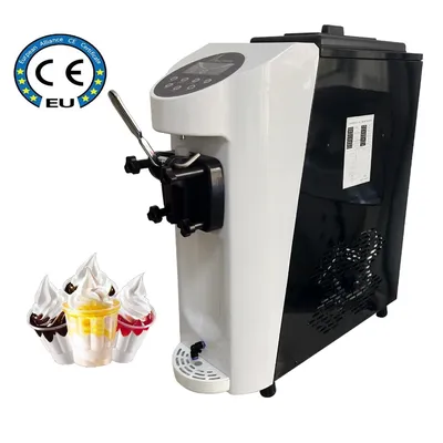 Commercial Ice Cream Machine Desktop Ice Cream Maker Small Ice Cream Machine Automatic Cone Machine