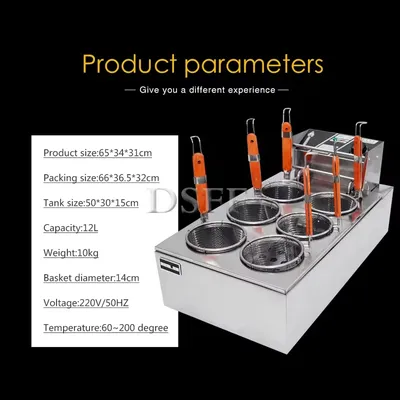 Ce Commercial Restaurant Noodle Cooking Machine Multi Functional Noodle Machine Stainless Steel Noodle Boiler