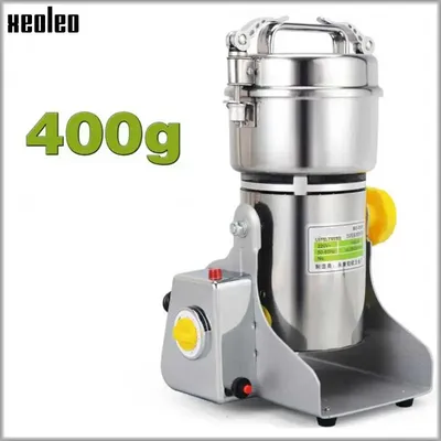 XEOLEO 400g Grain Grind machine Electric Coffee grinder Herbs/Bean/Spice mill machine Swing type Grinding powder machine