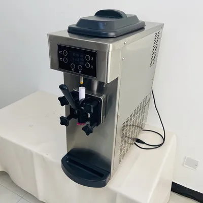 Desktop Single-Head Mini Different Shapes Italy Spaghetti Noodle Ice Cream Maker 80W Gelato Soft Pasta Mixing Maker Equipment