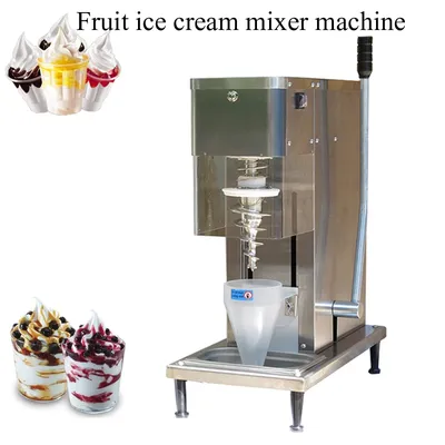 Freeze Fruit Yogurt Ice Cream Swirl Mixer Blender Real Ice Cream Maker Fruit Ice Cream Blender Mixer Machine