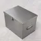 Stainless steel toolbox, household multifunctional hardware storage box, rectangular storage box, cassette box, lock iron box, c