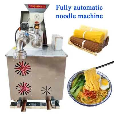 Automatic Cooked Korean Cold Noodle Machine Corn Noodles Rice Noodle Manufacturing Machine Steel Wire Pasta Machine