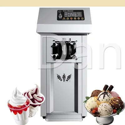 Including Tariffs Food Grade Commercial Soft Ice Cream Machine Stainless Steel Small Frozen Yogurt Machine