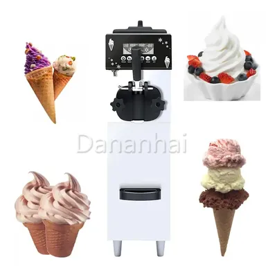 Including Tariffs Energy Saving Commercial Soft Ice Cream Machine Small Stainless Steel Frozen Yogurt Machine