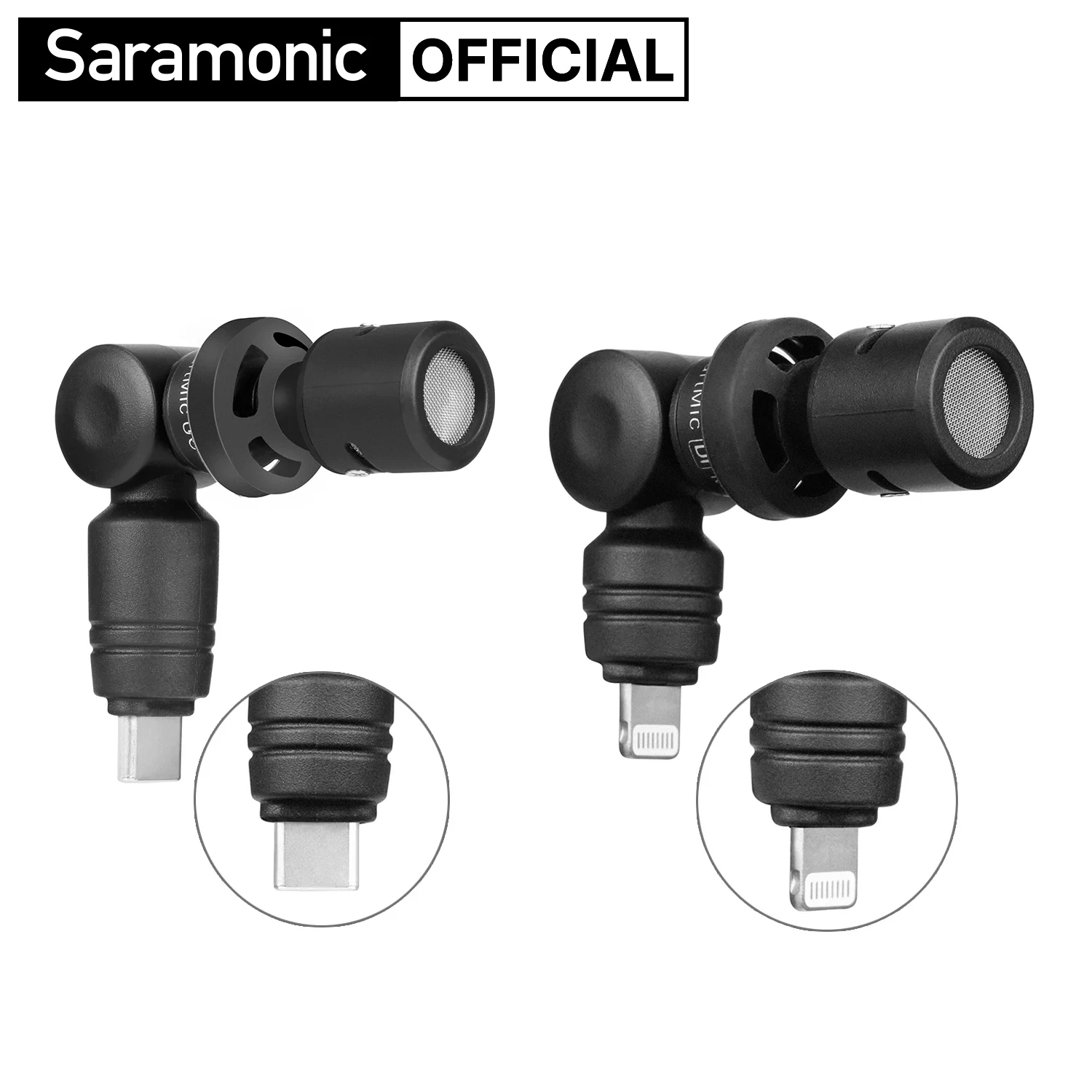Saramonic SmartMic Di/UC Mini Microphone for iPhone Android PC Computer Laptop Cell Mobile Youtube Recording Live Streaming Vlog