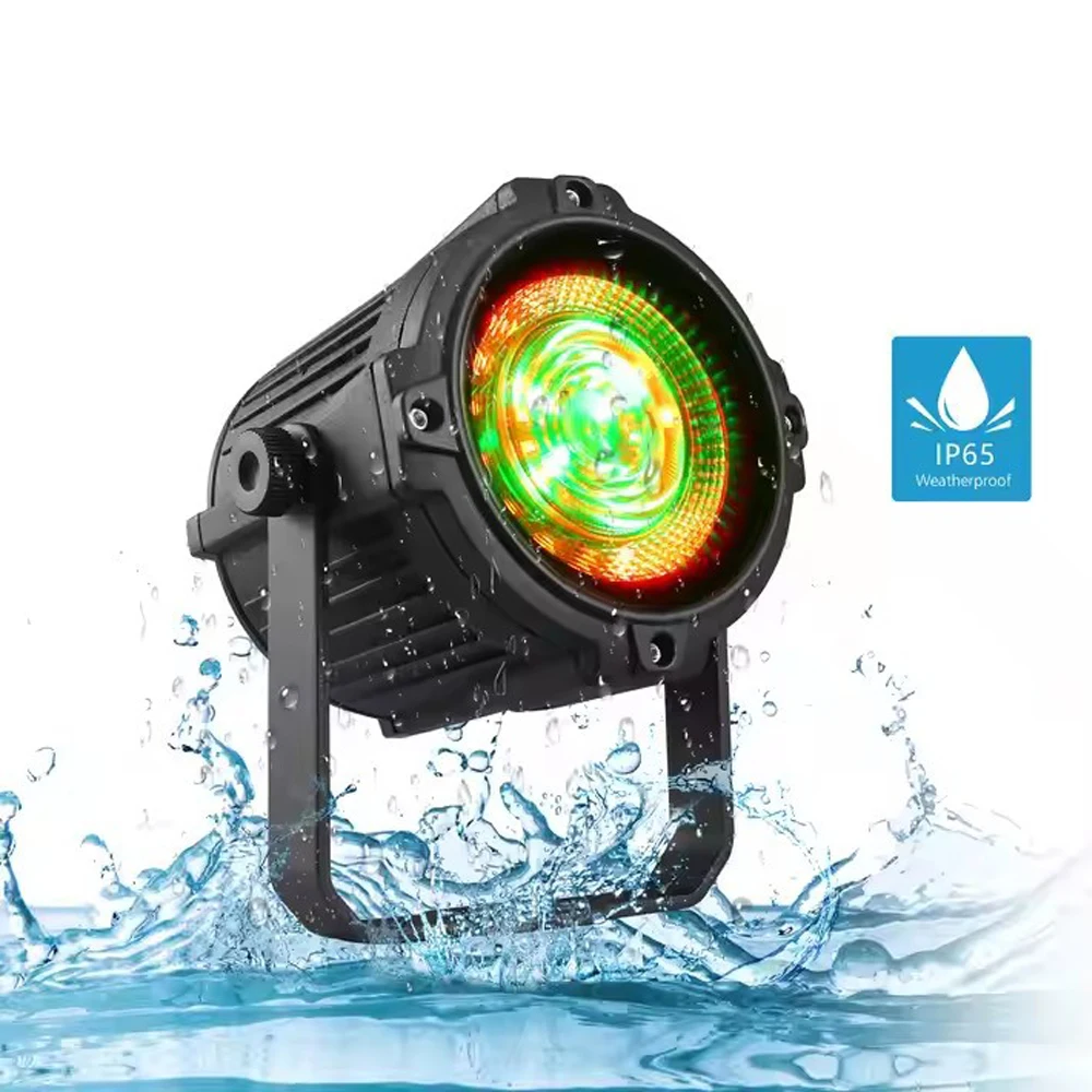 Waterproof Par Lights LED Stage Light 50W Outdoor Par Can With 18PCS RGB LEDs DMX Control LED Uplights for DJ Disco Party Shows