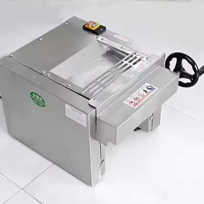 Commercial Electric Dough Skin Noodles Pasta Maker Machine Roller Sheeter with Two Blades Home Kitchen Use