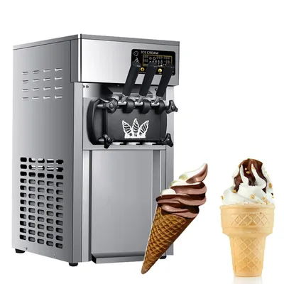 Commercial Ice Cream Machine Soft Ice Cream Machine Automatic Ice Cream Machine Cone Machine