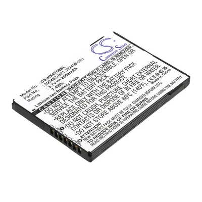 Li-ion PDA, Pocket PC Battery for HP, 3.7V, 2000mAh, Compatible Models: iPAQ HX4700, iPAQ HX4705, iPAQ HX4715, iPAQ HX4800