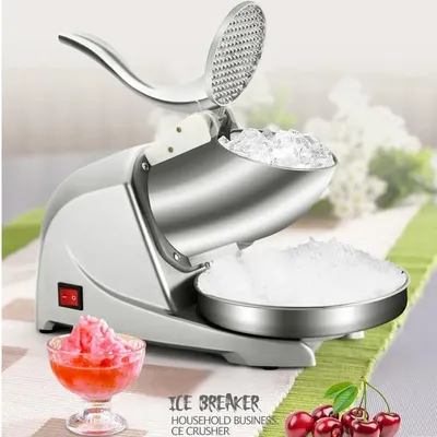 New Updated Ice Shaver Electric Commercial Food Grade Mini Snow Ice Crusher Shaver Machine