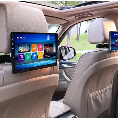 10.1" IPS Car Headrest Monitor 4K Video Player Tablet PC Android 10 Monitor 1080P 2G+32G ROM GPS WIFI/Bluetooth/USB/HDMI/Airplay