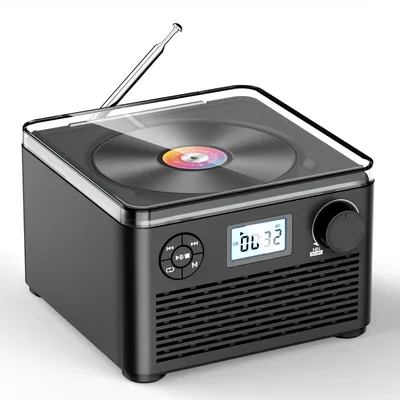 Portable cd player with speakers and bluetooth small rechargeable CD with USB mp3 and FM radio