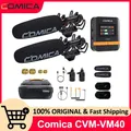 Comica VM40 2.4G Microfono per fucile wireless a doppio canale super cardioide, modalità doppie cablate e wireless, per fotocamera/smartphone/PC