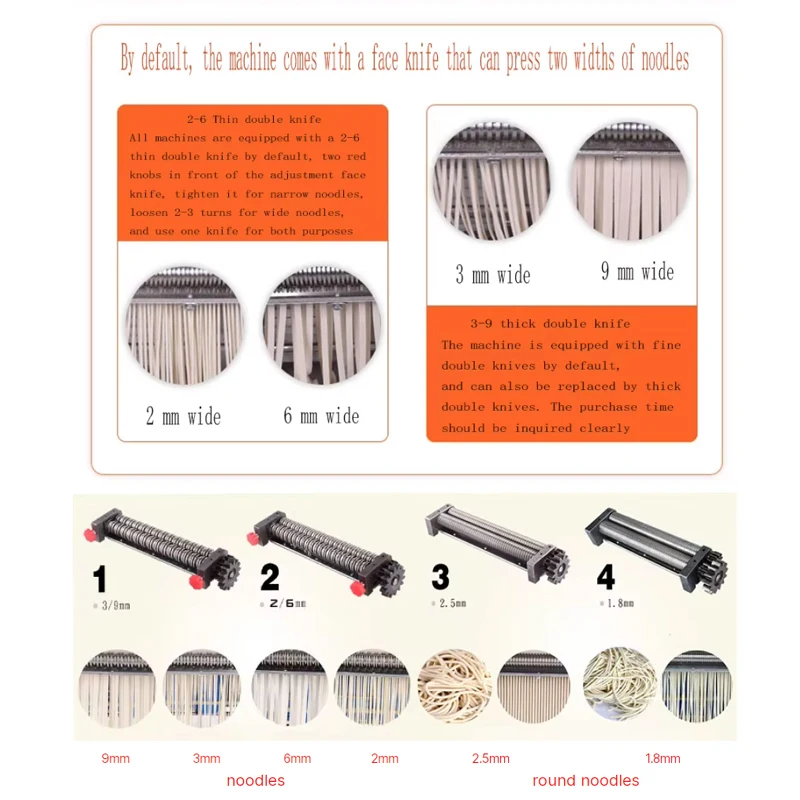 Household Noodle Machine American Standard Intelligent Fully Automatic Multifunctional Noodle Pressing Machine