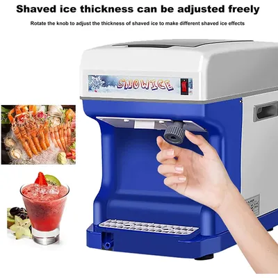 Stainless Steel Ice Crusher Mini Ice shavers Chopper Manual Snow Cone Smoothie Maker Ice Block Breaking Machine slush machine