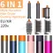 6-in-1 Multi-Function Hair Styler Set Hair Dryer Curling Iron Straightener Hot Air Comb Styling Kit Salon-like results at home