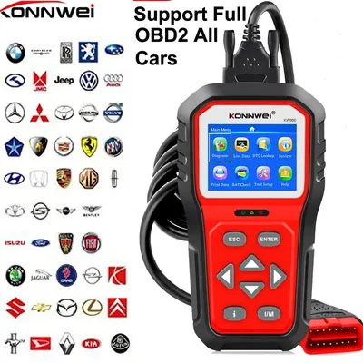 Full OBD2 Scanner Car Diagnostic Tool KW860 Anto Scanner Code Reader Check Engine Light Tools For All Cars After 1996