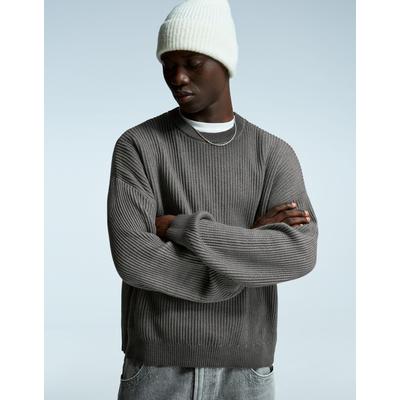 Bershka Boxy Fit Sweater Men Xl Black