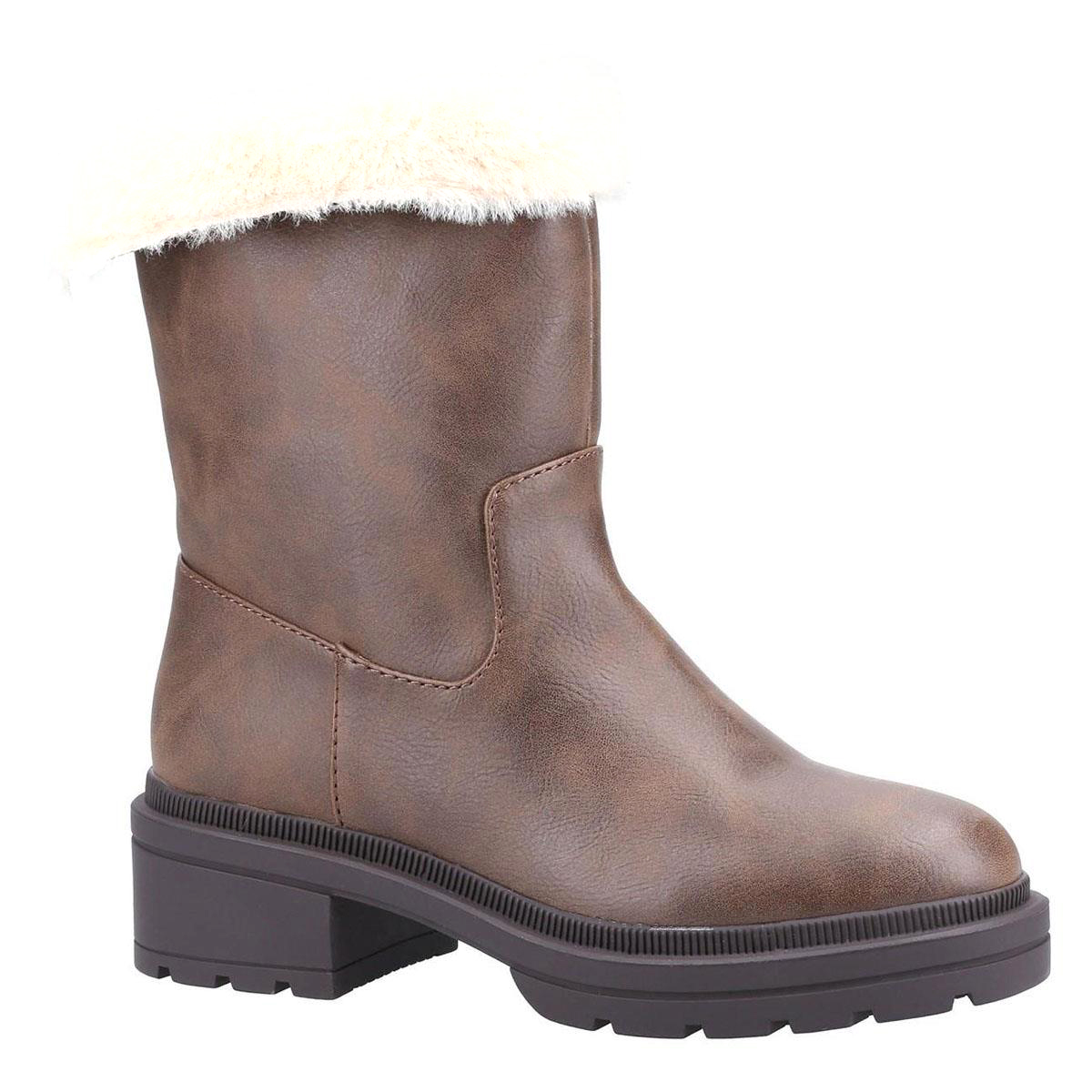 Rocket Dog Womens/ladies Idea Mid Boots (brown) - Size UK 6 | Rocket Dog Sale | Discount Designer Brands