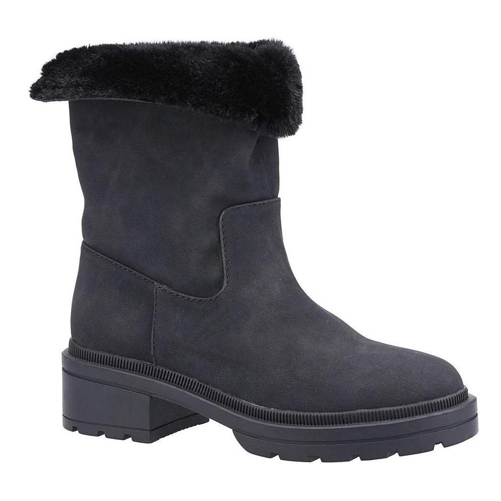 Rocket Dog Womens/ladies Idea Mid Boots (black) - Size UK 5 | Rocket Dog Sale | Discount Designer Brands