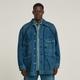 G Star Raw Mens G-star Raw Oversized Chore Jacket - Navy - Size Large | G Star Raw Sale | Discount Designer Brands
