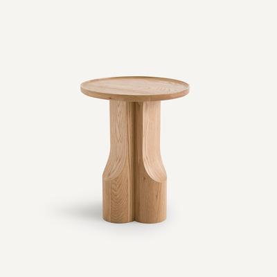 Stigido Side Table in Solid Oak and Oak Veneer