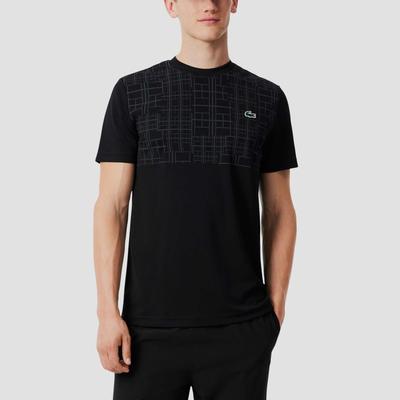 Lacoste Novak Djokovic Fan T-Shirt Men's Tennis Apparel Black