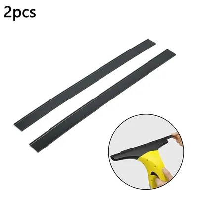 2pcs For Karcher Replacement Rubber Lips For Window Vacuum Cleaner For WV50 WV60 WV70 WV75 WV2 WV5 Pulling Lips Scraper 280mm Image