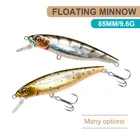 8.5cm 9.6g Fishing Lures Floating Minnow Wobbler Long Casting Artificial Hard Bait Jerkbait Fishing Accessories Trout Bass MN627